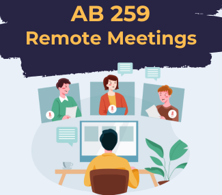 graphic of people in virtual meeting